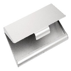 Looking for a business card holder that is reliable, sturdy and great for every day use? If yes then look no further as Giftwrap offers the aluminum business card holder. Measuring 9.2x6.1cm, the business card holder is ideal for holding your business cards safely. Moreover, even though the holder is available in silver, users can choose to get engraving done on it to add their very own spin to it.