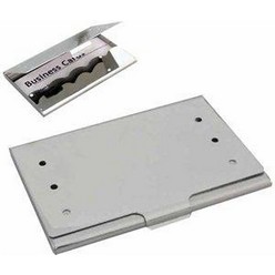 You need to purchase a good quality, rust free aluminum and branded business card holder. The Aluminium business card holder spot is considered to be a favorite among businessmen and executives. This holder allows you to use and keep cards of different sizes and types and can be quite handy when required. These cards are quite valuable as it has the detailed contact information of the business and what it deals with.