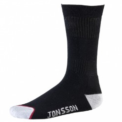 60% Cotton / 35% polyamide / 2% elastane, Antibacterial treated to prevent development of foot fungus and odour / Extra fine toe seam for added comfort / Reinforced heel and toe for durability / Half cushioned for wearer comfort / Elastic ankle band hugs sock to your foot and prevents slipping / High cotton content for all day comfort