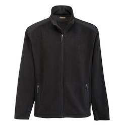 Apex fleece, stylish unisex fleece jacket with self-colour nylon detailing on pocket trim, shoulder paneland black yoke. Features include zipperd side pockets, elasticated cuff binding and full zip front with inner storm flap.345g bonded fleece fabric double top-stitching on neck yoke, single top-stitched side panels on front back , easy care garment.