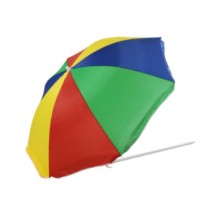 Arch 180cm 170T Polyester Beach Umbrella 19/22 mm Steel Pole without Tile