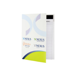 250gsm cover - A5 Folder - Includes notepad
