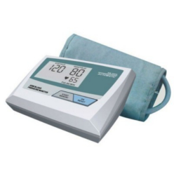 Fully Automatic. Displays systolic/diastolic/pulse/clock/date. Convenient operation with accurate measurement. Operates with 4 X AAA batteries.