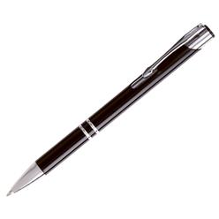 Metal pen in velvet pouch