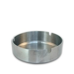 Stainless steel ashtrays, ideal for any industry to obtain. These 100 ml heavy duty ashtrays are a simplistic yet elegant way to craft a smoking area without hassle. It has a simple stacking feature and is ease to clean. Constructed to last the harshest environments, deeming it ideal for both interior and exterior spaces.