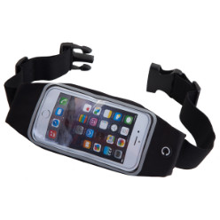 Includes Earphone Hole, Pouch for Cellphone and Separate Compartment for Keys etc. With Luminous Strip