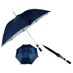 Auto Open Aluminium Stick Umbrella with aluminium frame and matching handle