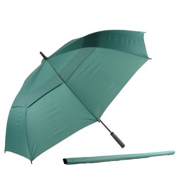 Auto Open Single Layer Golf Umbrella with Rubberised Hook Handle