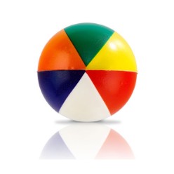 PU stress ball with beach ball design