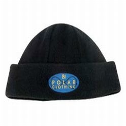 Polar fleece 6 panelled Beanie with cuff, one size fits most