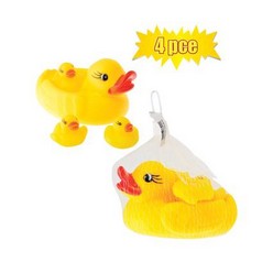 Baby Bath Vinyl Duck Asstd that is 4 Pieces