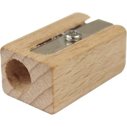 Bamboo pencil sharpener, material: bamboo