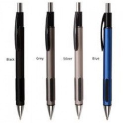 Twist Action Aluminum Ball pen, Black Ink Refill