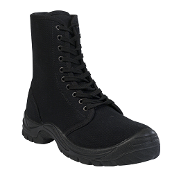 Safety boot with shock resistant and duel density PU sole. Durable shoe has an anti static & oil resistant finish. Anti-static removable inner sole. Slip resistant