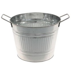 The Basin Galvanised is perfect for branding or just having somehting unique.