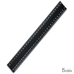 30cm plastic ruler, width 4cm.