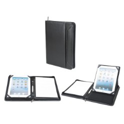 PU Material, Adjustable Corners, Notepad included, Pen Loop, Suitable for most iPad's and Tablets, Gift Boxed