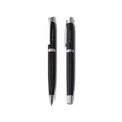 Twist Action Metal Ball pen, Refill, Black Ink Refill, Supplied In Bettoni Box