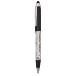 Twist Action Metal Ball pen, Refill, Black Ink Refill, Supplied In Bettoni Box