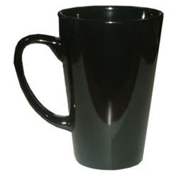 Black Jumbo Cone Mug