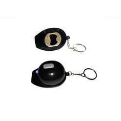 Available in the shape of a black helmet, the LED bottle opener keyring at Giftwrap can be used as a bottle opener and a key ring at the same time. The key ring comes in a white box and measures 5.9x4.5 cm. In addition, the color of the key ring is black which will pretty much go with any and every color. Get one of the bottle opener key rings at Giftwrap and be amazed with how they render protection to your keys.