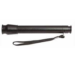 Black led high power torch with strap (batteries included)