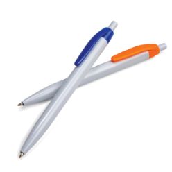 Push button ballpoint plastic pen