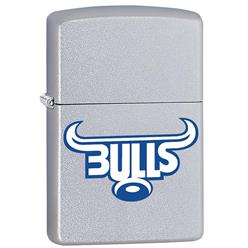 Blue bulls rugby logo on the zippo lighter