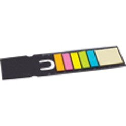 Includes ruler calibration in cm & mm, Sticky notes, Bookmark