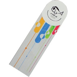 Bookmark round top slit, material: 350gsm