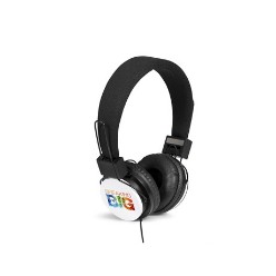 ABS compatible with all audio devices 3.5mm audio jack folding headband with deluxe padded on-ear headphones, presentation box