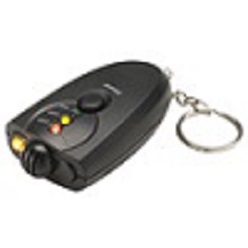 Breathalyzer includes yellow LED light and keychain, 3 step alcohol test with quick response and resume