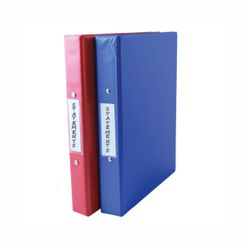 Made from PVC material, 2 ring binder file