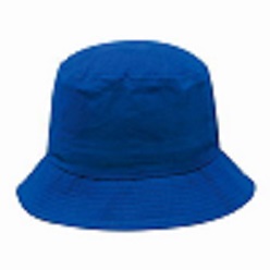 100% Heavy brushed cotton twill bucket hat with self colour eyelets