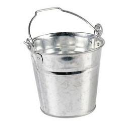 Galvanized buckets for anything from ice to a potted plant