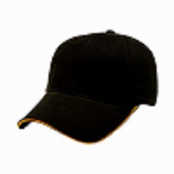Budget brushed cotton sandwich peak cap Budget brushed cotton sandwich peak cap