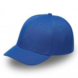 Bump Cap: 100% Acrylic, 4 Needle stitch twill sweatband, Embroidered self colour eyelets, 6 panel structured, (Nylon Buckram) Self fabric velcro strap to accomodation adjustability, pre-curved short peak