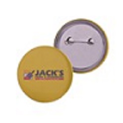 Button badge with pin clip, can also add individual names, metal material, round