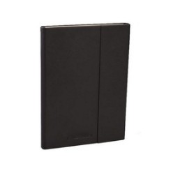 A5 Tri-Fold Notebook, Cream Lined Pages, Thermo PU Cover