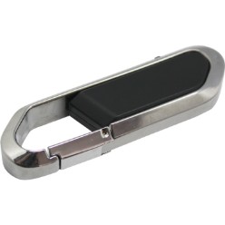 It’s the perfect portable storage device companion. Conveniently fitted with a metal Carabiner hook. Leather inner finish.16GB USB Flash Drive. USB: Type 2 Packaged in a clear singular casing