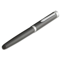 This stylish metal 16GB Stylus pen is a definite trend setter with its sleek comfortable and visually appealing barrel and features such as a 16GB flash drive, responsive stylus tip and ball-point Pen. USB: Type 2 Packaged in a elegant black gift box
