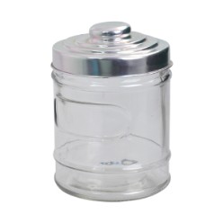 Now you can store just about anything in this glass jar that is not only practical but attractive too while keeping your contents fresh. Case of 36 x 750ml glass jars with recessed area for vinyl sticker branding, Sold only in full cartons of 36 units