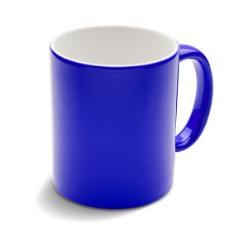 This colour-changing mug is the perfect way to display your logo or message in a unique and exciting way. How it works is, the outer layer can be printed with your brand or logo. As you add hot water to the mug, the outer layer colour will change to reveal your brand or logo., 300ml capacity, Not dishwasher safe, hand wash only, Not Microwave safe, Packaged in a white gift box, Ceramic