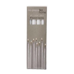 The Candle Basic Dinner White 8pc is perfect for having around the office or house adding ambiance and class to your brand.