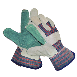 Candy Stripe Gloves, Green palm, Reinforced