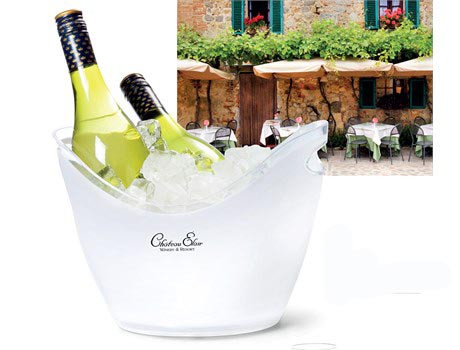 This Cantina wine cooler is the perfect way for you to have your wine just the way you want it. Designed to be user-friendly, it is lightweight and portable. In addition to its attractive design, its high quality material makes it quite durable and resistant to wear. The wine cooler comes in white colour. You can also choose to customise it with the addition of pad printing.