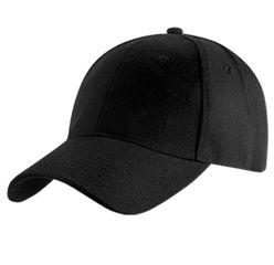 Kids Cap:100% Acrylic, 6 Panel Structured, Pre-Curved Peak, 4 Row Stitched Sweatband, Self Covered Velcro Strap