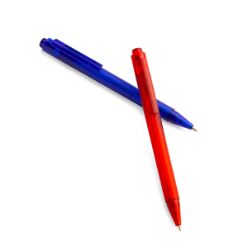 Push button ballpoint plastic pen