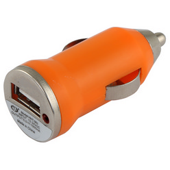 Car lighter USB charger Orange