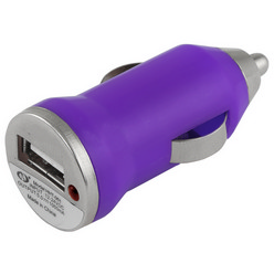 Car lighter USB charger Purple